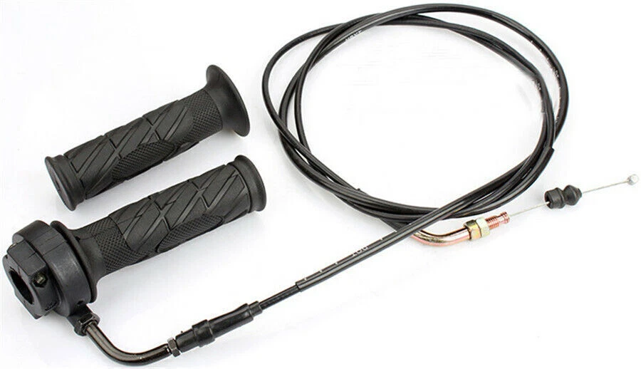 1 par de accesorios de scooter con agarre de mango para conjunto de línea de acelerador GY6 125-150CC Foto 2 de 4