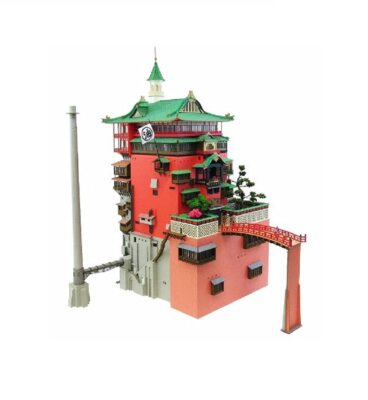 Sankei STUDIO GHIBLI Spirited Away Aburaya Miniatuart Kit Paper Craft New Japan