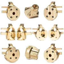 Brass Portal Axle Housing Weights for 1/10 RC Crawler Capra SCX10 III AR45P