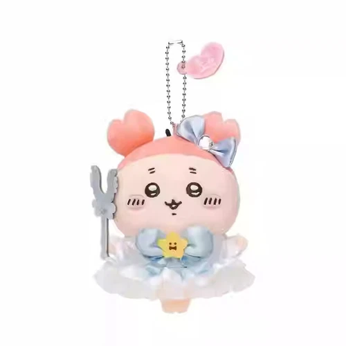 Chiikawa Hachiware Usagi Rakko Cartoon Plush Doll Soft Keychain For Kid Toys - Picture 10 of 11