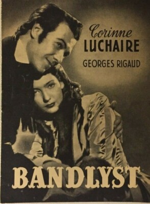 Abbandono Corinne Luchaire George Rigaud María Denis 1940 Danish Movie Program