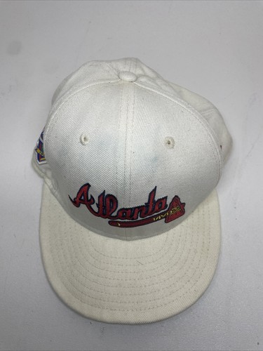 Vintage Atlanta Braves 1999 World Series Hat New Era Size 7 1/8 - Picture 2 of 13