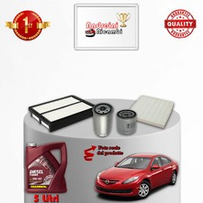 KIT TAGLIANDO 4 FILTRI E OLIO MAZDA 6 II GH 2.2 D 95KW 129CV DAL 2010 ->