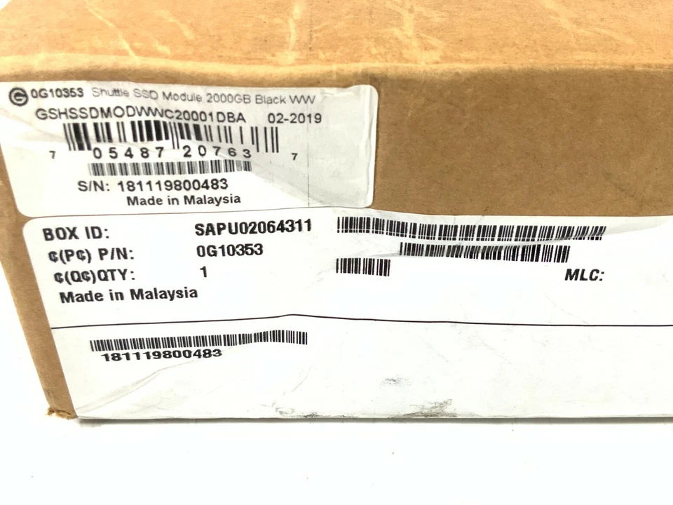 G-Technology 2TB G-SPEED Shuttle Enterprise SSD - Hot-swap 0G10353-1 - Image 3 of 3