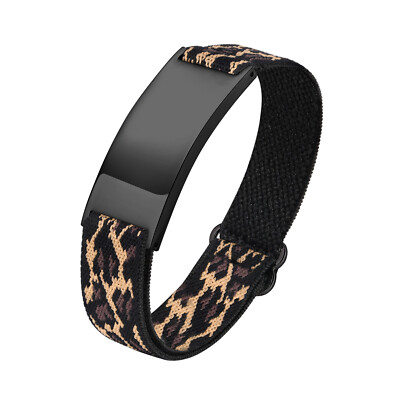 Personalized Medical Alert ID Bracelet Elastic Emergency Bangle Wristband Women