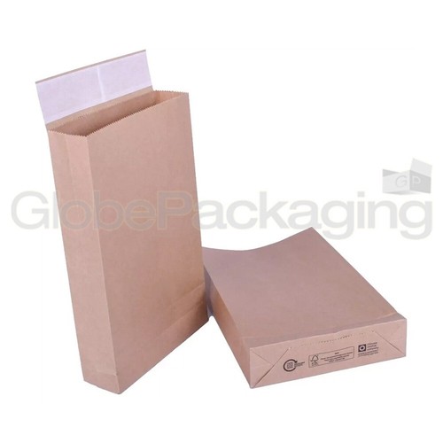 200x SACCHETTI POSTALI FORTI ECO-COMPATIBILI KRAFT 190x300x50mm (7x12x2") - Foto 2 di 6