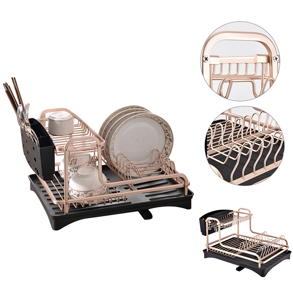 Tier Dish Rose Gold Dish Drainer B&m Copper Dish Drainer B&amp