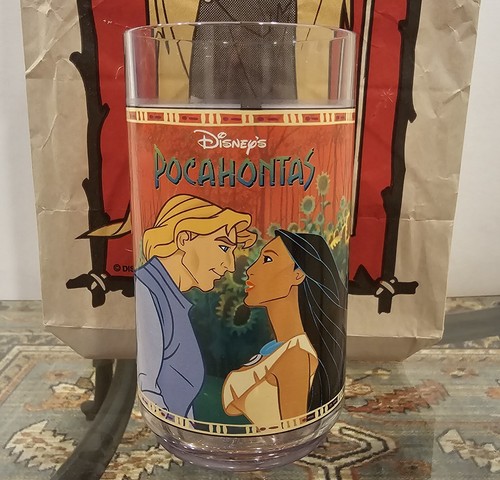 New Color Of The Wind Disney's Pocahontas Series 4 Glasses With Original Bag - Picture 15 of 19