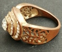 EXTREMELEY ANCIENT ROMAN BRONZE RING AMAZING ENGRAVED