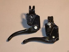 NOS OLD SCHOOL BMX BLACK LEE CHI MX 2 FINGER BRAKE LEVERS