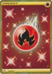 Fire Energy 284/264 Secret Rare Fusion Strike