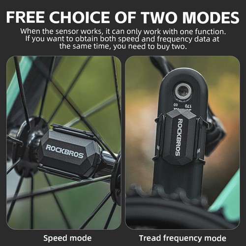 ROCKBROS Cycling Bicycle Bike GPS Computer ANT+ Wireless Speedometer Cadence - Picture 16 of 49
