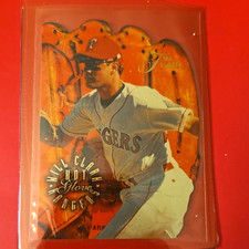 Fleer 1994 Flair Hot Gloves Will Clark #1 Texas Rangers Insert Card