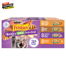 2 Pack Purina Pate, Soft Poultry Variety Pack, Wet Cat Food, 5.5 Oz Cans