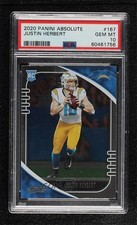 2020 Panini Absolute Rookie Justin Herbert #167 PSA 10 GEM MT 1qe0