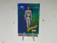 2025 TOPPS CHROME MARVEL MISTER FANTASTIC #89 BLUE GREEN SHIMMER REFRACTOR #/199