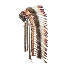 Indian Headdress Headband Chief Indian Hat for Masquerade Party Performance