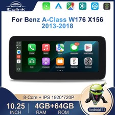 10,25" 64GB Android 14 Autoradio Navi Mercedes A/GLA/CLA/G Klasse W176 X156 C117 10,25" 64GB Android 14 Autoradio Navi Mercedes A/GLA/CLA/G Klasse W176 X156 C117
