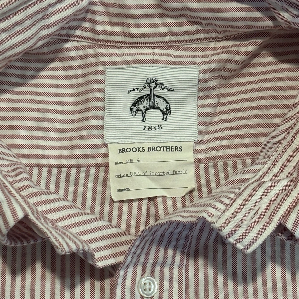 Camisa de Colección Brooks Brothers Negra Polar de Thom Browne Abotonada Talla BB4 Foto 4 de 4