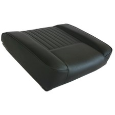 Black Deluxe Vinyl Outer Seat Base - Land Rover Series 2 2A & 3 - MRC6980