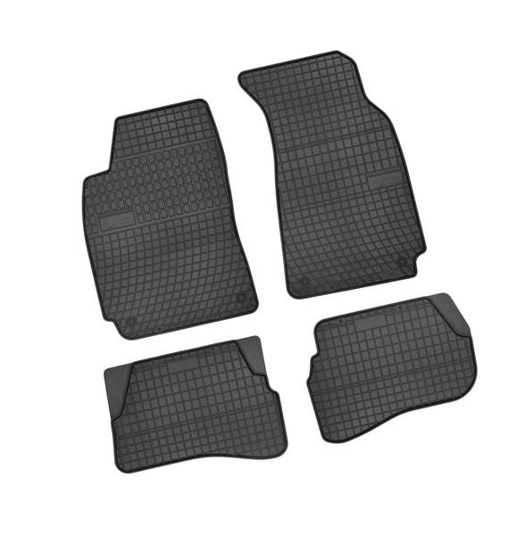 Auto-FußMatten Gummimatten Schwarz FüR VW Passat 3B 3BG B5 1997 - 2005 Bef Rund-image