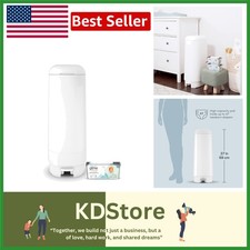 Signature Pail: Odor-Controlled Diaper Disposal with Long-Lasting Refill