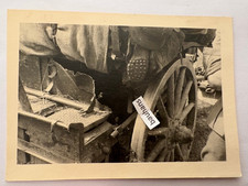 Foto Russland Wehrmacht Treffer im Minenwagen Details 2.WK  (5191n)