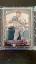 CADE HORTON 2025 Bowman #BCP-10 Chrome Prospects Reptillian Refractor Cubs  