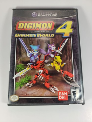 #ad Digimon World 4 Nintendo GameCube 2005 w Manual Tested No Card $70.00