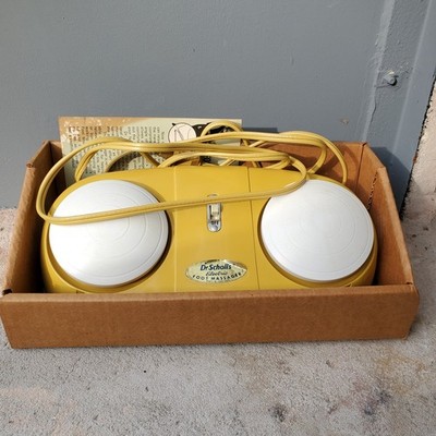 Vtg Dr. Scholls Dual Head Foot Massager Vibrating. Great Color! Works! No  box | eBay