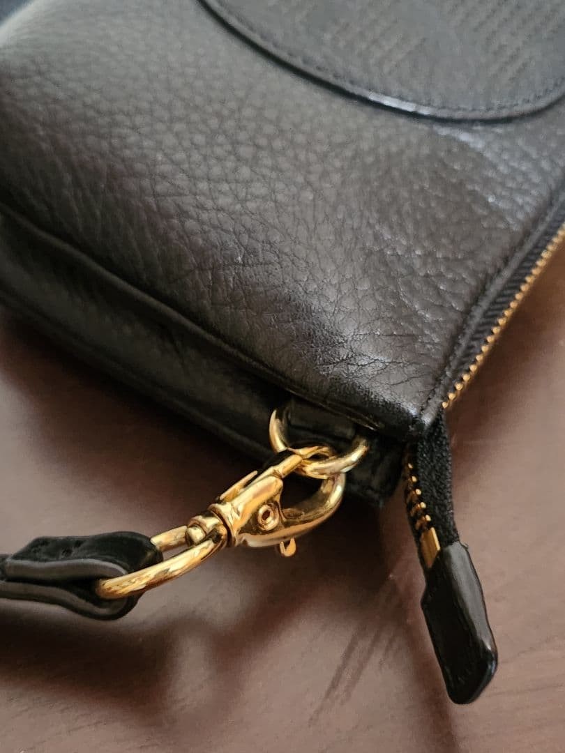 Tory Burch Mini Shoulder Bag Leather Black Zipper Women's From Japan thumbnail 20