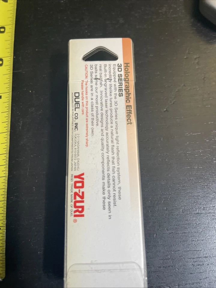 Señuelo de suspensión de dedos Yo-Zuri 3D Minnow 70 2-3/4” 70 mm 1/4 oz F686-AY NUEVO EN CAJA Foto 4 de 4