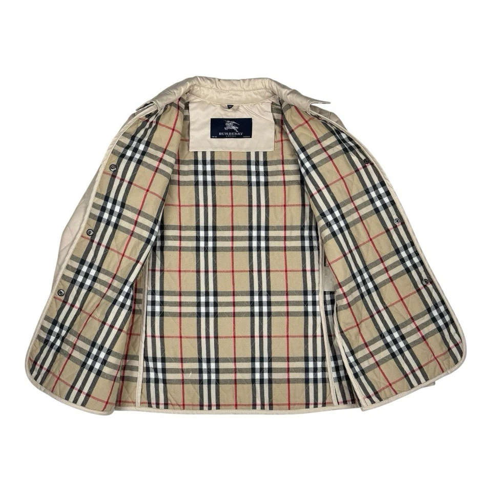 Burberry London Nova Check Quilted Liner Jacket England Made Size 9 To 10 Years - Image 3 of 4