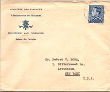GOLDPATH: Belgium cover 1950 to USA CV901_P11