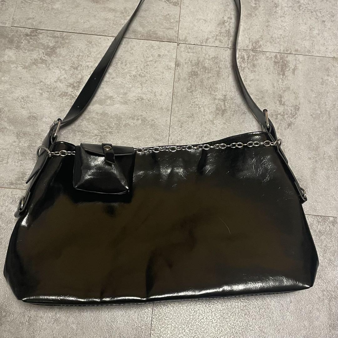 ご*様 archive 00s y2k oneshoulder business 00s Archive Y2K OneShoulder Bag Vintage Purse Authentic Used