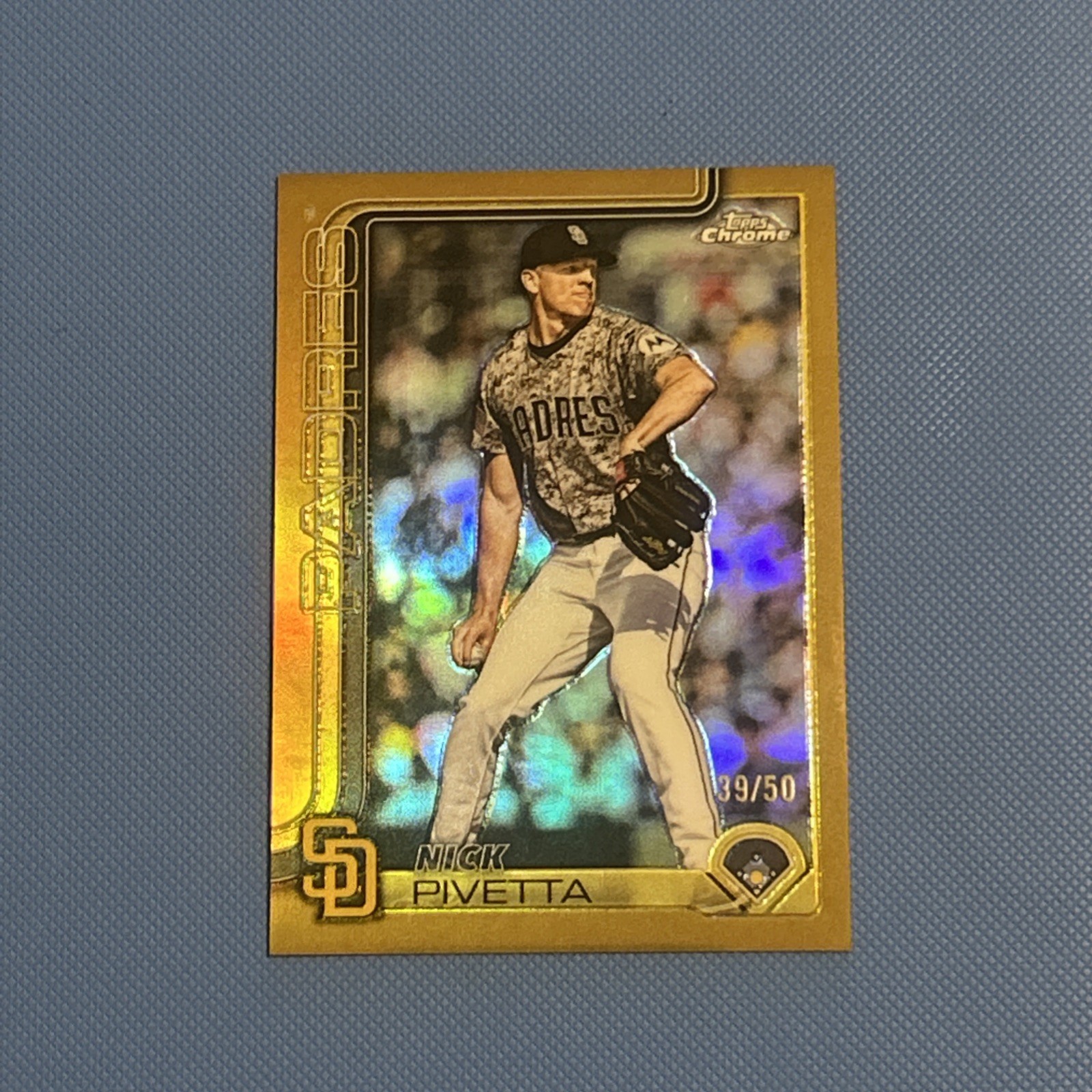 2025 Topps Chrome Update Series - Nick Pivetta Gold Refractor /50 #USC114