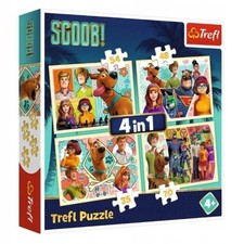 Trefl Puzzle 4 in 1 Scooby Doo und Freunde 35...