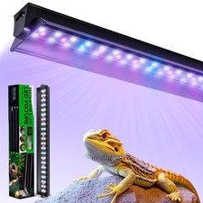 12W T5 UVB LED Reptile Light   High Output UVA UVB Light for Bearded Drago