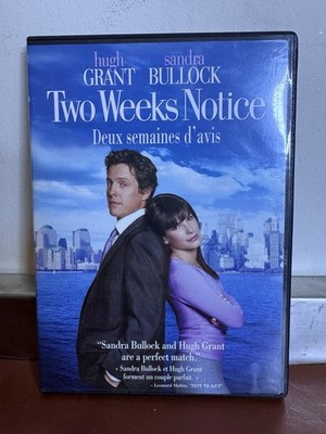 Two Weeks Notice (DVD, 2009, Canadian)