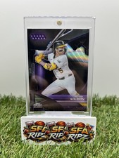 2025 Topps Chrome Black Jacob Wilson Purple Refractor /75 #173 Athletics