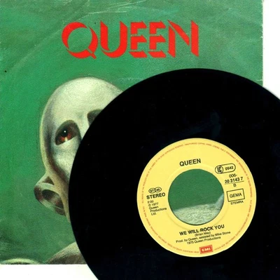7" Queen - We Are The Champions / We Will Rock You / EMI-LABEL / Germany 1988 - Bild 1 von 4