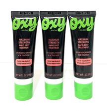 3 X Oxy Rapid Acne Spot Treatment For Face  Body, Maximum Strength, NO BOX