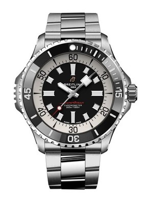 Breitling Superocean Automatic 46 A17378 Men s Stainless Steel Watch B&P 2022