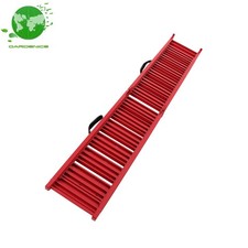 1PC 72"×11.6" 550lbs Foldable Aluminum Motorcycle Loading Ramp For ATV Truck Red