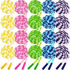 20 Pack Adults Kids Jump Ropes 9.2 Feet Adjustable Length Tangling Free Segme...
