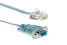 CAB-CONSOLE-RJ45 Cisco Compatible DB9 to RJ45 Console Cable 6ft - Lifetime Wty