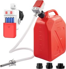 Fuel Transfer Pump, Automatic Gas Can Pump with Auto Stop and Overfill
