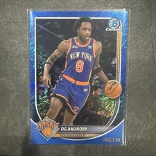 2025-26 Bowman Chrome - OG Anunoby #BCV-63 Blue Shimmer /150