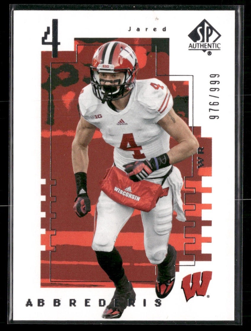 Jared Abbrederis SP Authentic Future Watch #FW42 Base