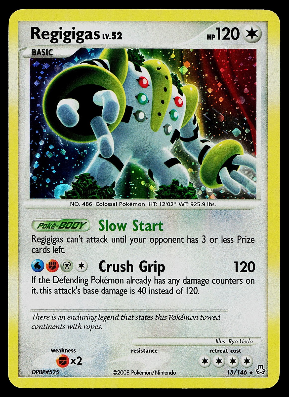 Pokemon Card - Regigigas Legends Awakened 15/146 Holo Rare
